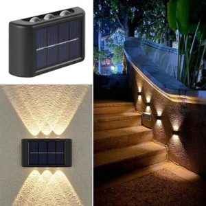 BUFFER® 6 Ledli Solar Güneş Enerjili Aplik Led