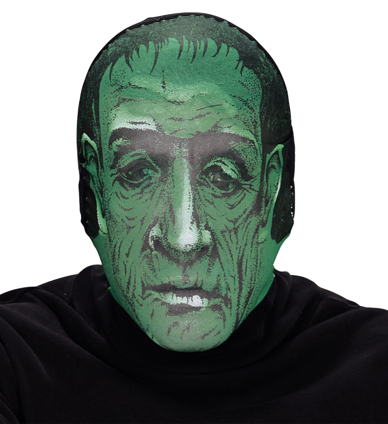 Kafaya Tam Geçmeli Bez Frankenstein Maskesi - Streç Korku Maskesi - 3d Baskılı Maske Model 5