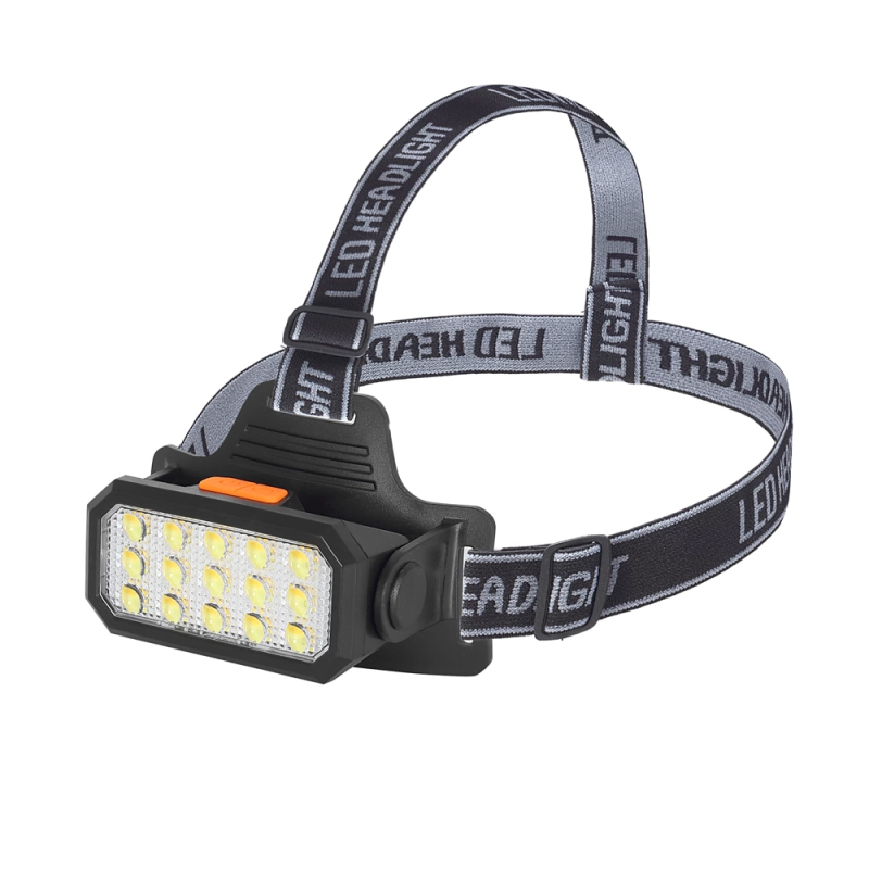 15 Ledli Sarı / Beyaz Şarjlı Kafa Lambası  Wt-652 - Görsel 4