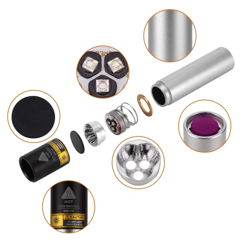 15 Watt 365nm Ultraviyole Sahte Para Işığı  Wt-305 - Görsel 3