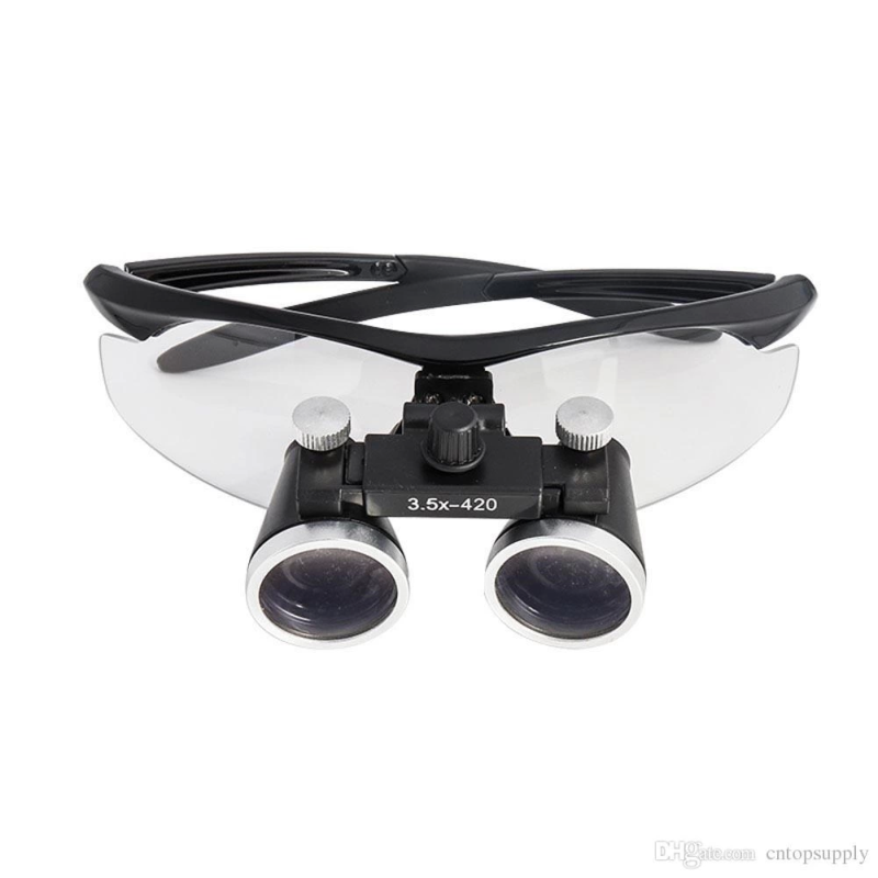 3.5x420mm  Diş Cerrahi Gözlük Lens Büyüteç,taşıma Çantalı - Görsel 6