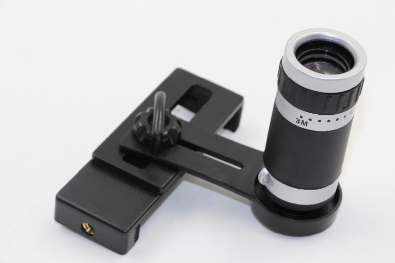 8x18 Zoom Teleskop Telefon Kamera Lensi Mini El Dürbünü - Görsel 4