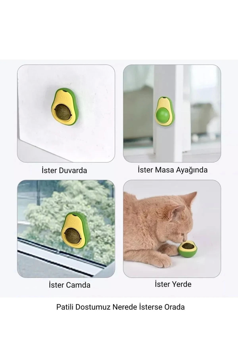 Avakado Kedi Nanesi Cat Mint Oyun Topu - Görsel 2