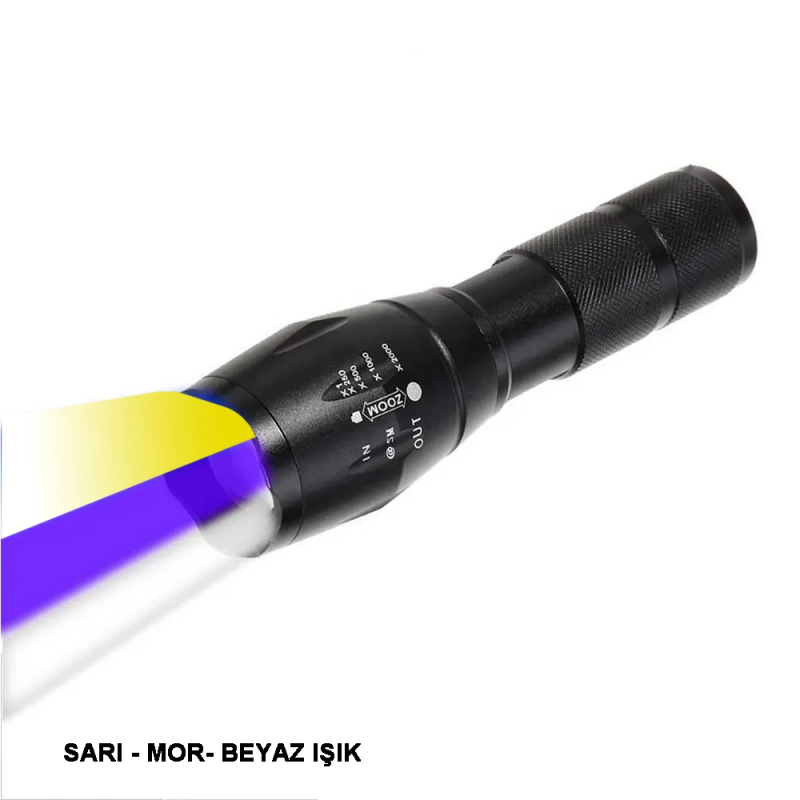 Beyaz , Sarı Ve Mor Renk Aydınlatma Q5 Led  Wt-610 - Görsel 4