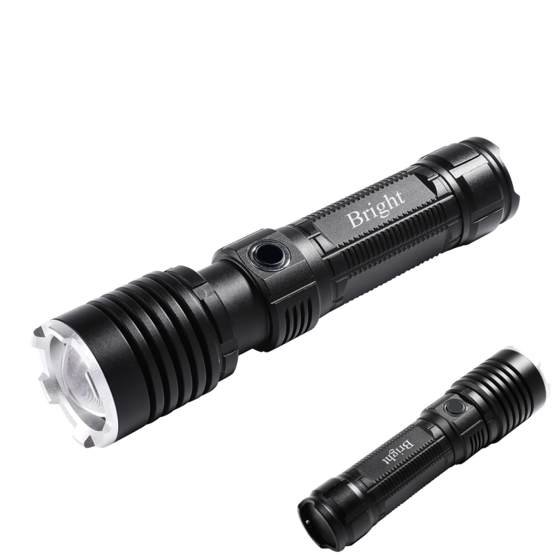 Bright Ght-5761 Xp90 Led 3 Mod Zoomlu Yağmur Suyu Geçirmez Şarjlı El Feneri 26650 Pilli - Görsel 3