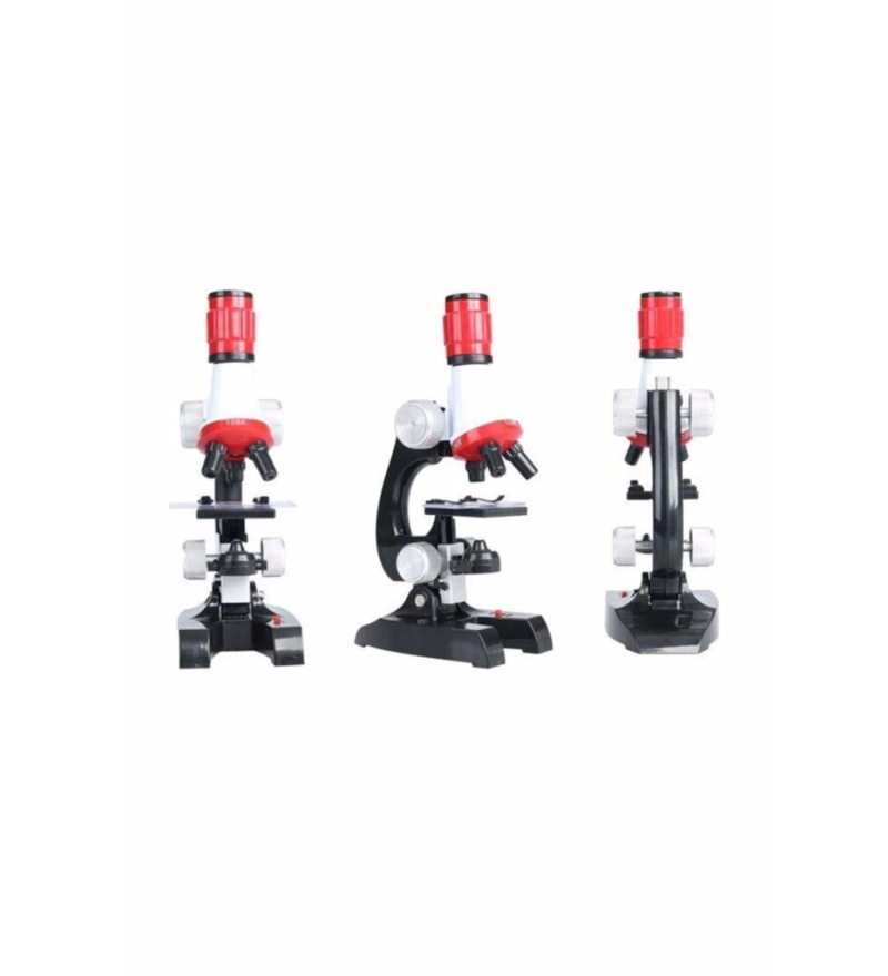 Eğitici Mikroskop Kiti Zoom Led Işıklı 100x 400x 1200x St1200x - Görsel 2