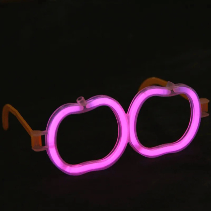 Glow  Elma Gözlük - Glow Partisi Gözlüğü - Glow Stick Gözlük 12 Adet - Görsel 2