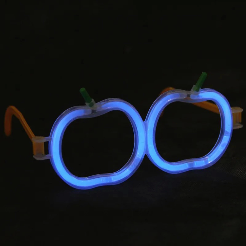 Glow  Elma Gözlük - Glow Partisi Gözlüğü - Glow Stick Gözlük 12 Adet - Görsel 4