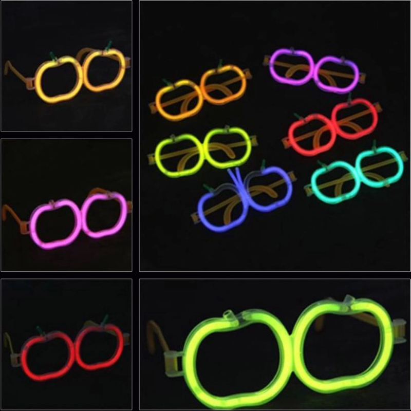 Glow  Elma Gözlük - Glow Partisi Gözlüğü - Glow Stick Gözlük 12 Adet - Görsel 5
