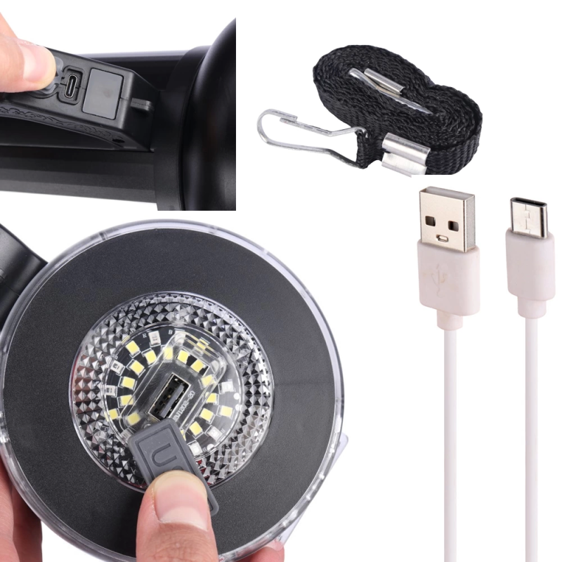 Gt Led Taşınabilir Güneş Solar Ledli Fener  Wt-415 - Görsel 4