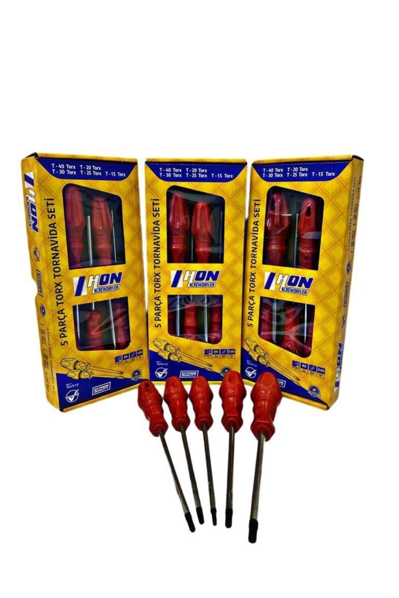 Hon 5 Parça Torx Tornavida Seti - Görsel 2