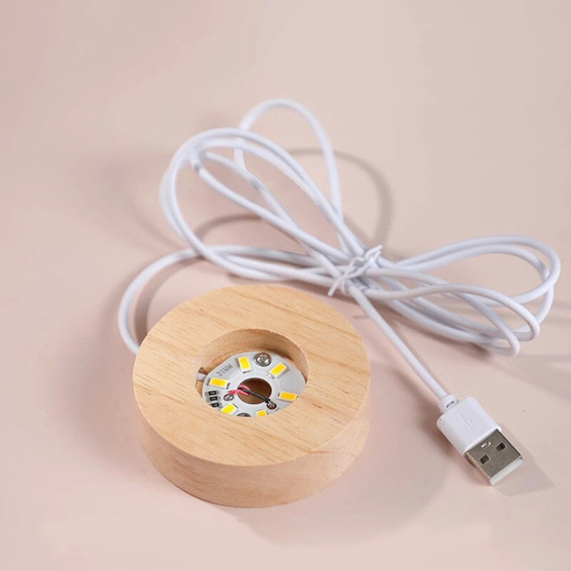 Işıklı Satürn Gezegen Cam Küresi Usb'li - Görsel 2