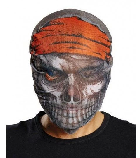 Kafaya Tam Geçmeli Bez Korsan Maskesi - Streç Korku Maskesi - 3d Baskılı Maske Model 4 - Görsel 2