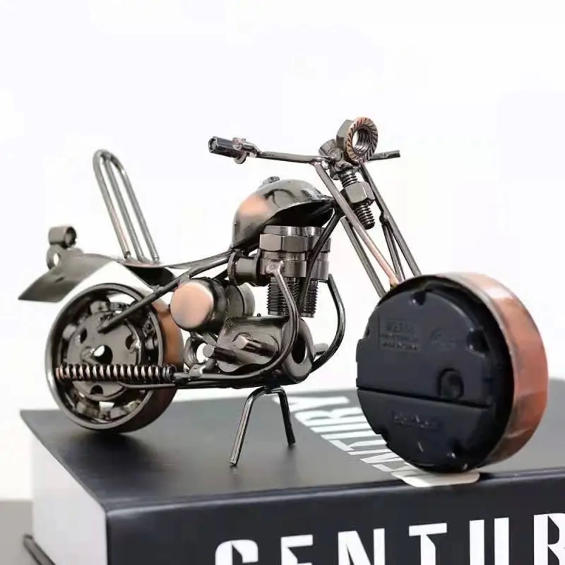 Metal Motosiklet Saat - Görsel 3