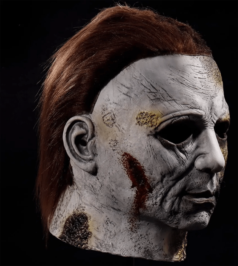 Michael Myers Lateks Maske - Michael Myers Et Maske Kafaya Tam Geçmeli - Görsel 4