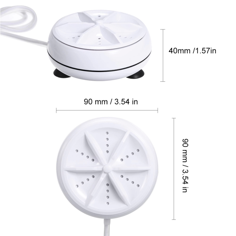 Mini  Portatif Çamaşır Makinesi - Görsel 2