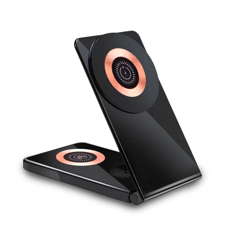 Ms10 3 In 1 Magnetıc Wıreless Standlı Şarj Seti - Görsel 2