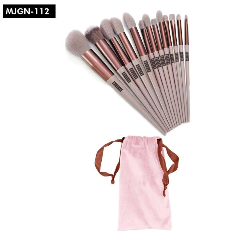 Mujgan 12'li Fix Fırça Seti Pembe - Görsel 2