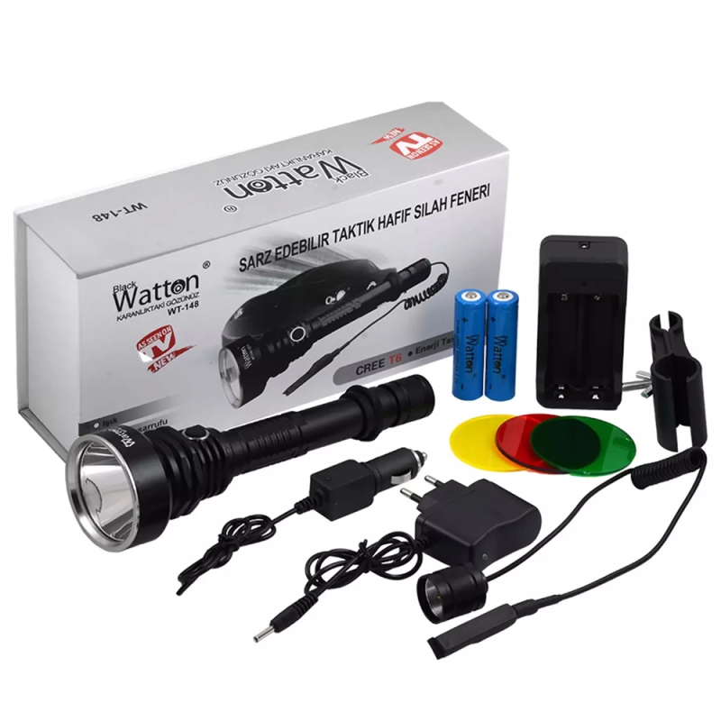 Orjinal 800 Lümen Tx6 Özel Avcı Feneri  Wt-148 - Görsel 2