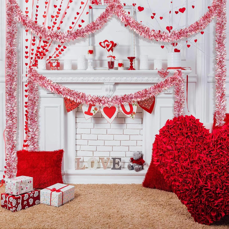 Parti İçin Sim Süs 2 Metre Uzunluk 8 Cm Genişlik Pembe Renk İthal - Görsel 3