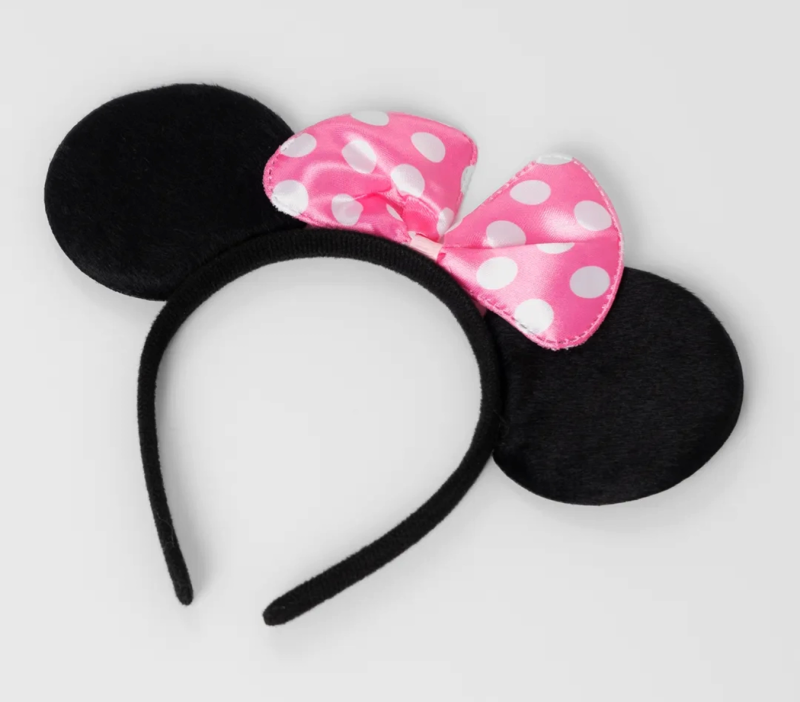 Pembe Fiyonklu Minnie Mouse Tacı Mini Kulak - Görsel 4