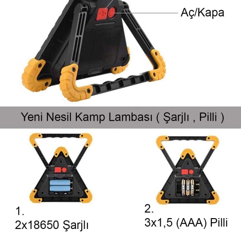 Profesyonel Kamp - Araba Lambası Bigem Bm-610 - Görsel 2
