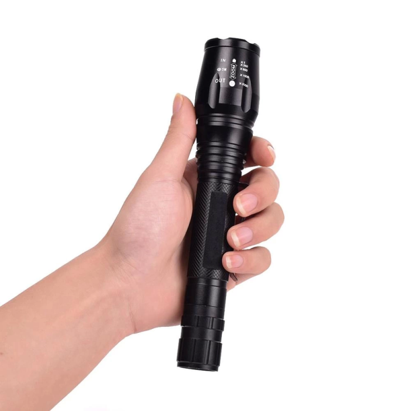 Profesyonel Tx6 Şarjlı Zoomlu El Feneri  Wt-241 - Görsel 2