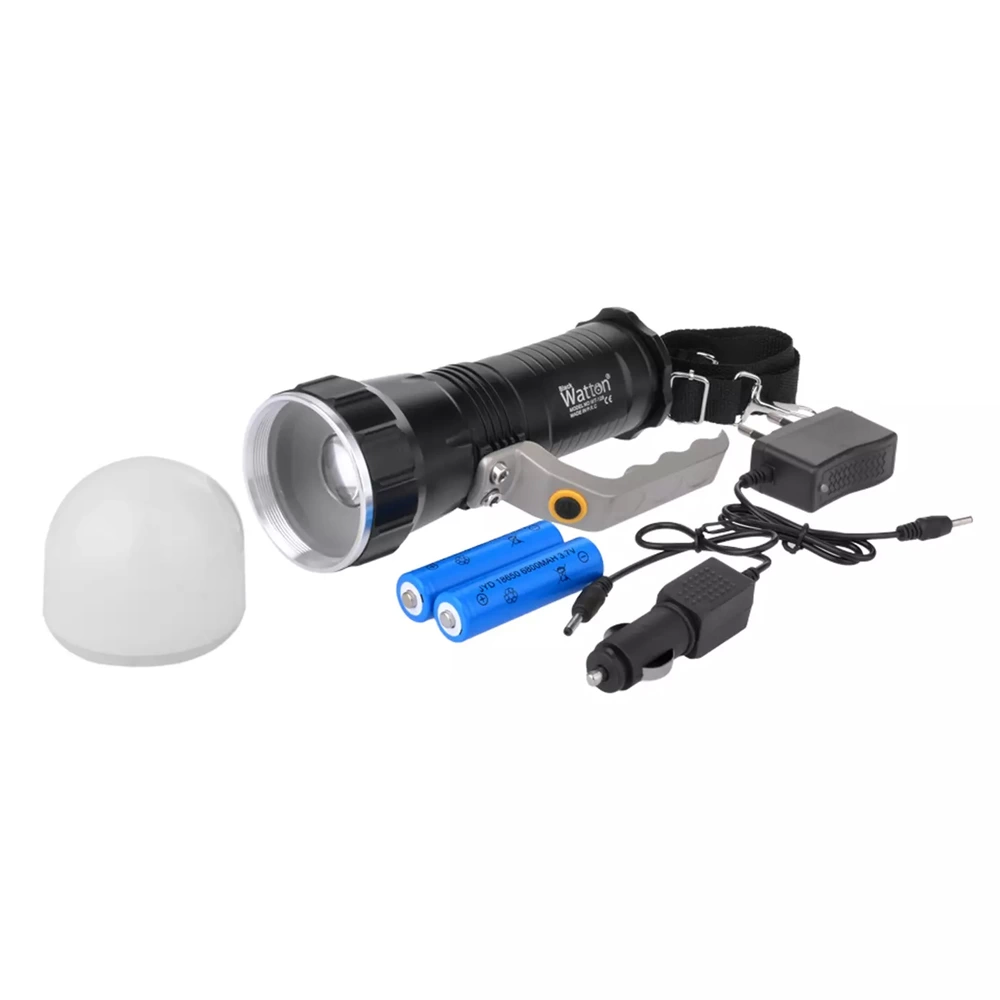 Projektor Modeli Zoomlu Şarjlı El Feneri Wt-129 - Görsel 5