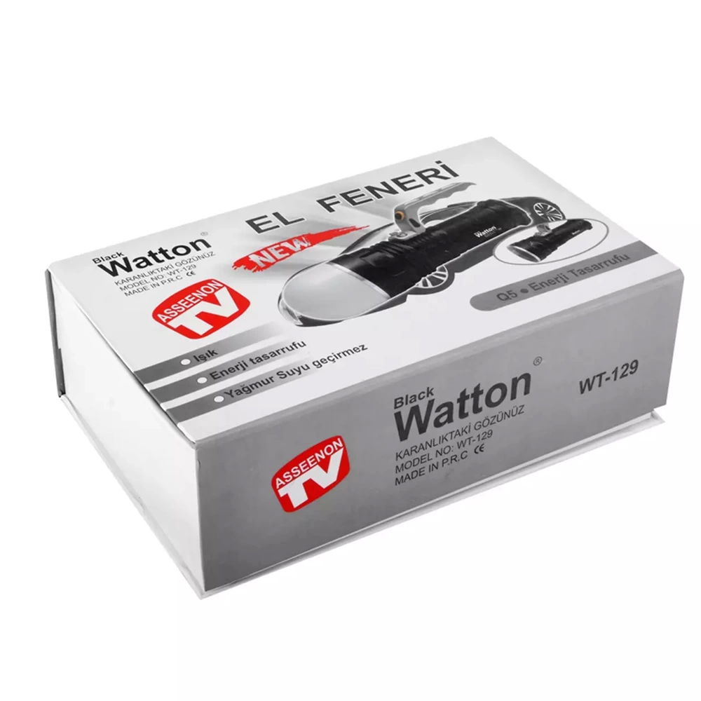 Projektor Modeli Zoomlu Şarjlı El Feneri Wt-129 - Görsel 7