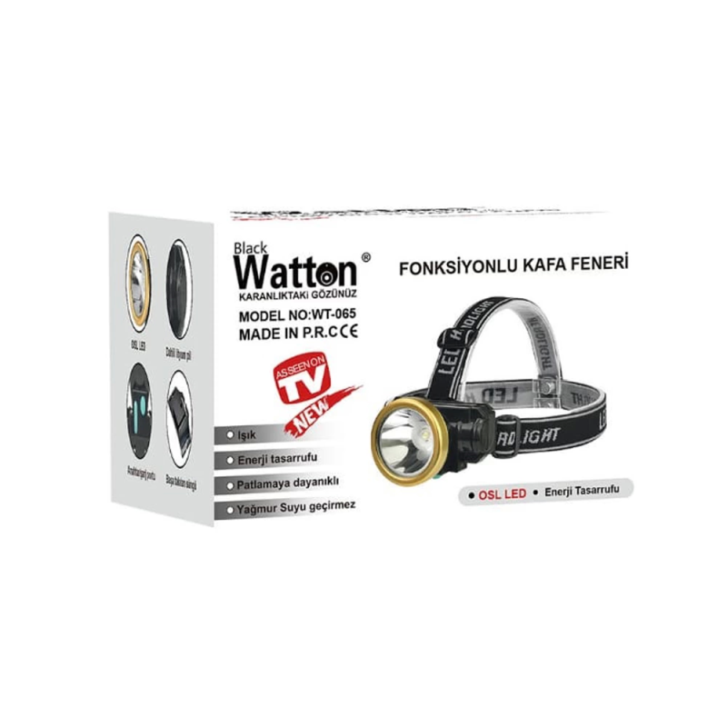 Şarjlı Baret Lambası Osl Led  Wt-065 - Görsel 5