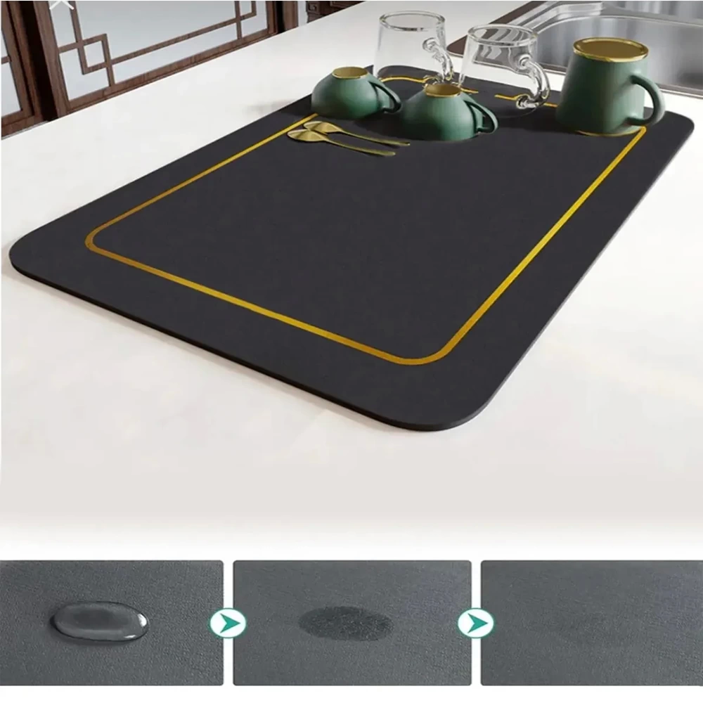 Sihirli Tezgah Üstü Bulaşık Yıkama Matı - Görsel 3