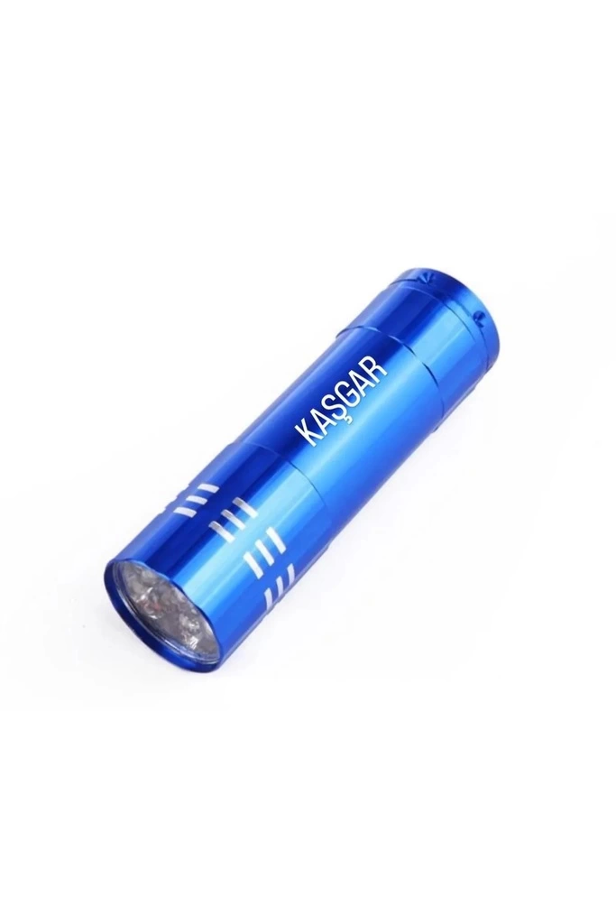 Süper Parlak 9 Ledli Metal Mini El Feneri - Görsel 6