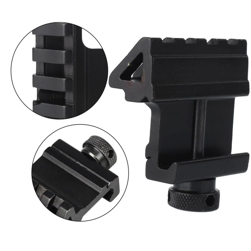Taktik 45 Derece Açı Ofset Yan Adaptörü Rts 20mm Picatinny Ray - Görsel 3