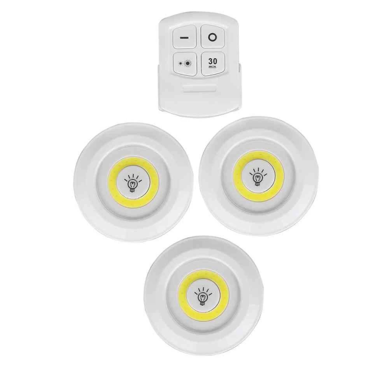 Uzaktan Kumandalı Yapışkanlı Led Spot Lamba Wt-364 - Görsel 2