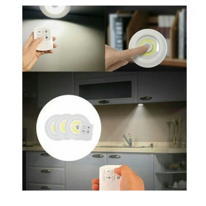 Uzaktan Kumandalı Yapışkanlı Led Spot Lamba Wt-364 - Görsel 4