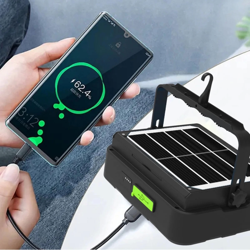 Wison 150w Güneş Enerjili Solar Kamp Feneriprojektör (ws-5570) - Görsel 5
