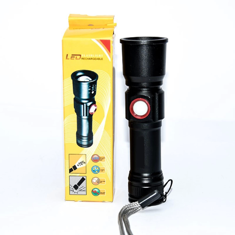Xml-2 Led 1.000 Lümen  Usb Şarjlı El Feneri  Wt-611 - Görsel 4