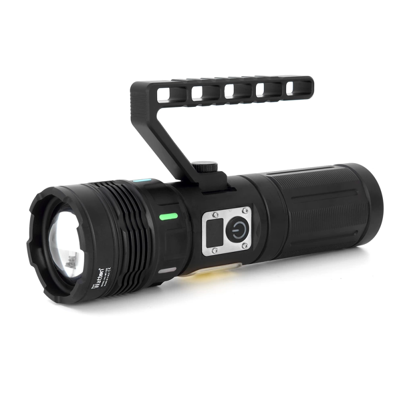 15.000 Lümen Tg+cob Led Şarjlı El Feneri  Wt-703 - Görsel 3