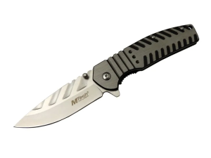 4 14 Gri Kamp Çakı 21cm - Yarı Otomatik