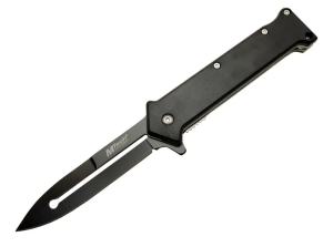 4 35bk Siyah Bas - Çek Kamp Çakı 20cm- Otomatik