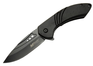 4212 Siyah Kamp Çakı 20cm- Yarı Otomatik