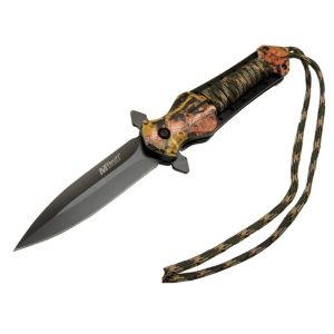4267 Çok Renkli Kamp Çakı 21cm - Yarı Otomatik