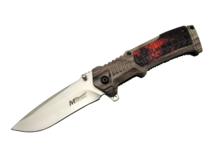 463 Kahverengi Kamp Çakı 21cm - Yarı Otomatik