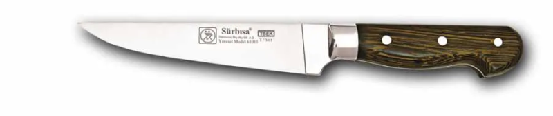 61011ym - Sürmene Yöresel Kasap Kemik Sıyırma Bıçağı 14