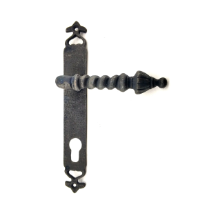 Antika Tarz Dekoratif Pirinç Burma Oda Kapı Kolu - 247x35 Mm