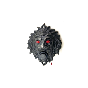 Antika Tarz Dekoratif Pirinç  Kapı Zili - 100x78 Mm