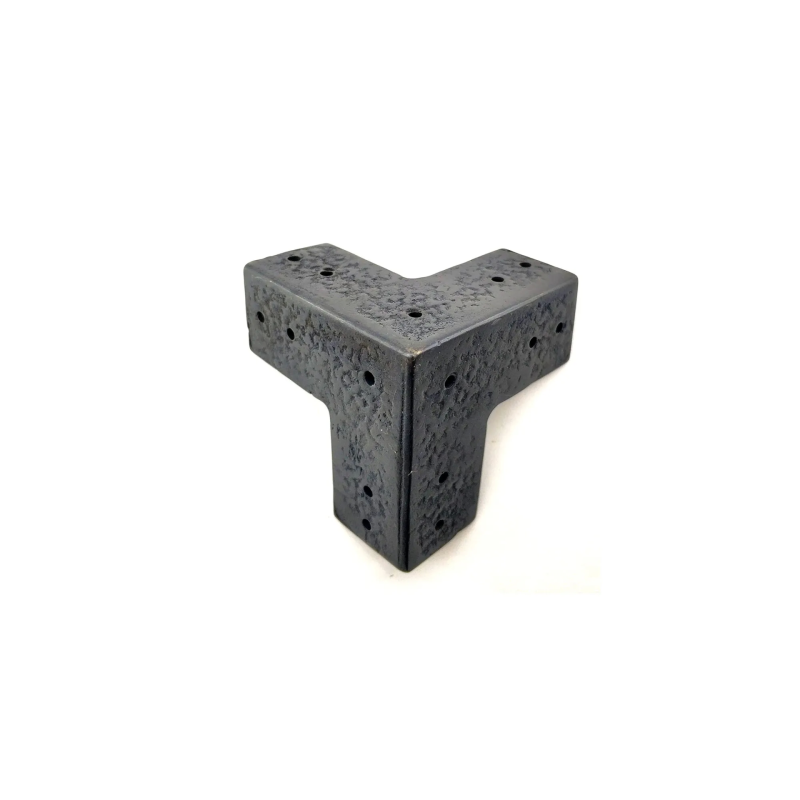 Antika Tarz Dekoratif Pirinç Köşe Gönye - 68x68 Mm