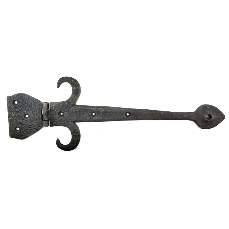 Antika Tarz Dekoratif Pirinç Kuyruklu Çanak Menteşe - 137x390 Mm