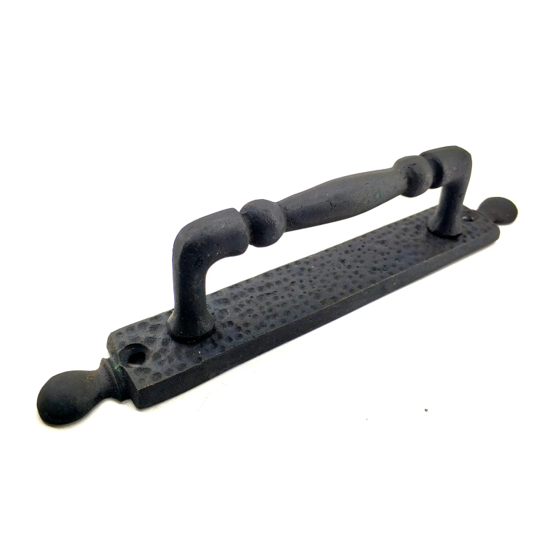 Antika Tarz Dekoratif Pirinç Misket Çekme Kapı Kolu - 223x33 Mm