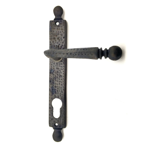 Antika Tarz Dekoratif Pirinç Misket Wc Banyo Kapı Kolu - 245x34 Mm